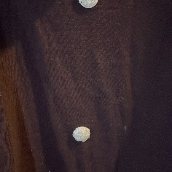 Loft mock turtleneck with white polka dots - Picture 3 of 5